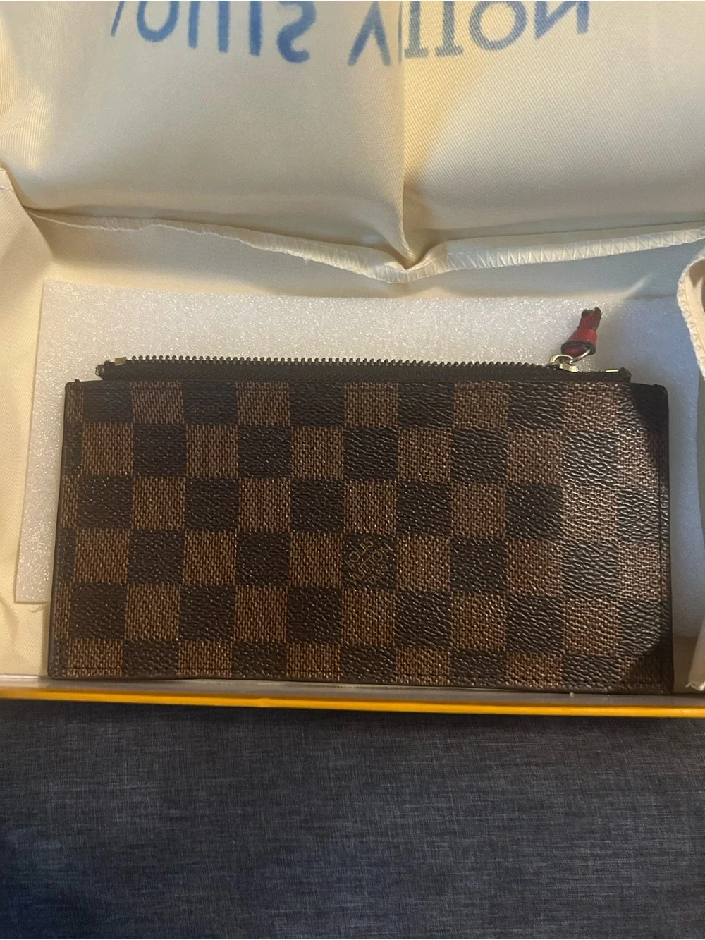 Louis Vuitton Brown Damier Ebene Zippy Coin Purse